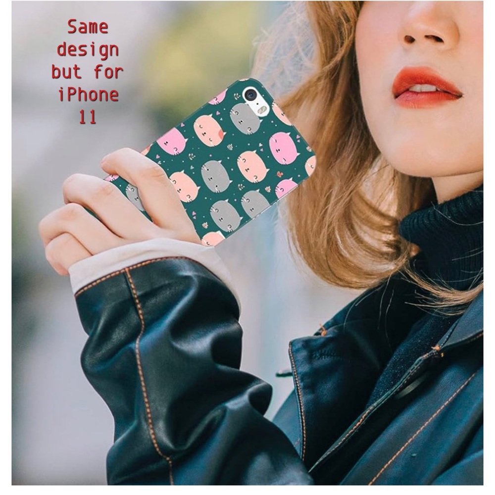 Cat Print Case for iPhone 11
